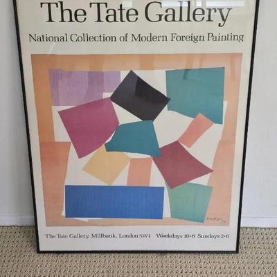Henri Matisse “The Snail” Tate Gallery Framed Art Poster (1987 Edition, Great Britain)
