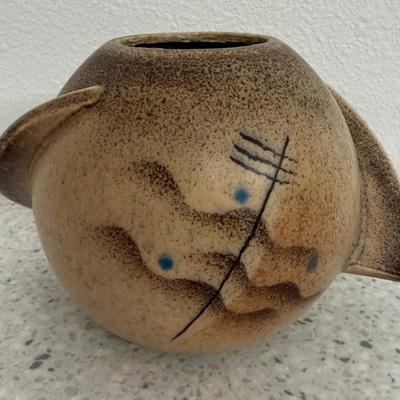 Vintage Bauhaus Kendinsky Style Modern German Art Deco Pot