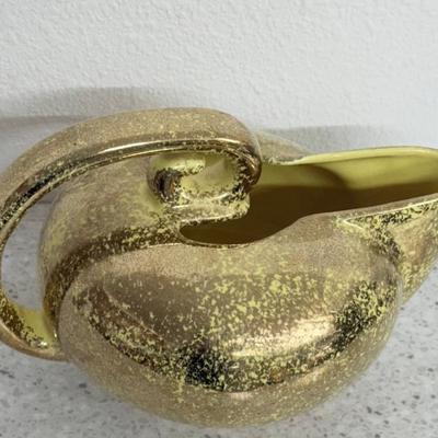 Nor-so 22k Gold Hand Painted MCM Pitcher