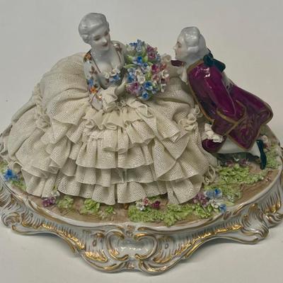 Luigi Fabras Porcelain Lace Figurine