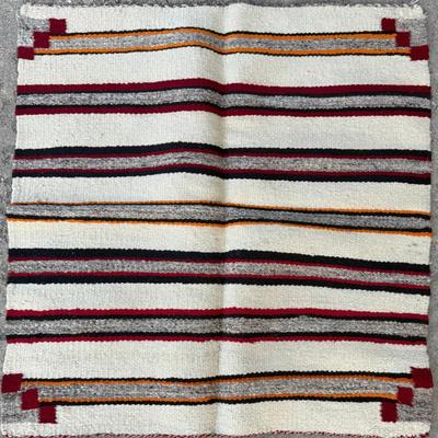 Vintage Hand Woven Wool Navajo Saddle Blanket
Vintage Hand Woven Wool Navajo Saddle Blanket
