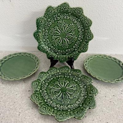(4) Bordallo Pinheiro Portugal Plates