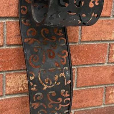 Decorative Metal Wall Sconce Candle Holder
