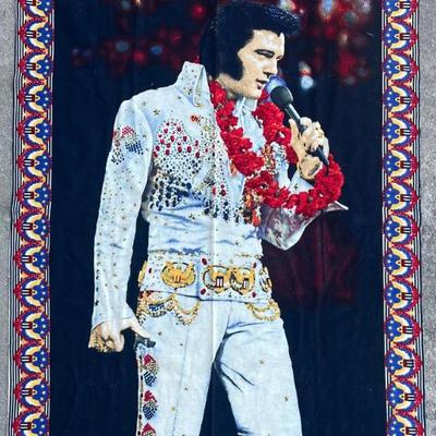 Vintage Elvis Presley 37" X 54" Tapestry