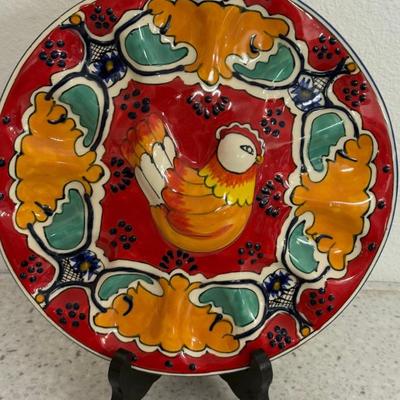 Mexico Hand Painted Talavera Deviled Egg Tray Lead Free
Mexico Hand Painted Talavera Deviled Egg Tray Lead Free
