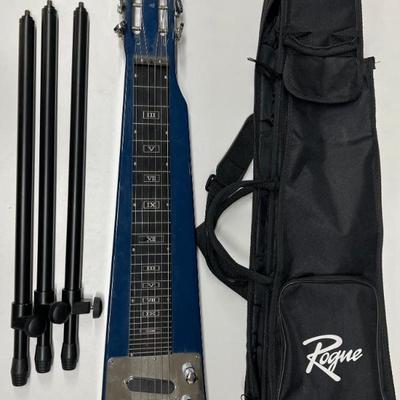 Rogue Model RLS1MBL Lap Guitar With Soft Case And Stand