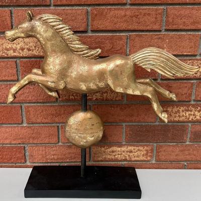 Gold Tone Resin Racing The Sun Statute