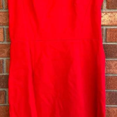 Talbots Size 6 Red Sleeveless Dress
