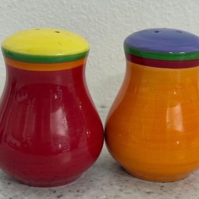 Pair Of Dansk Caribe Salt And Pepper Shakers