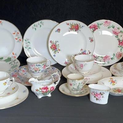 Assorted Floral China
