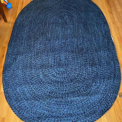 Woven Oval Rug 