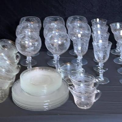 Vintage Fostoria Navarre Glass