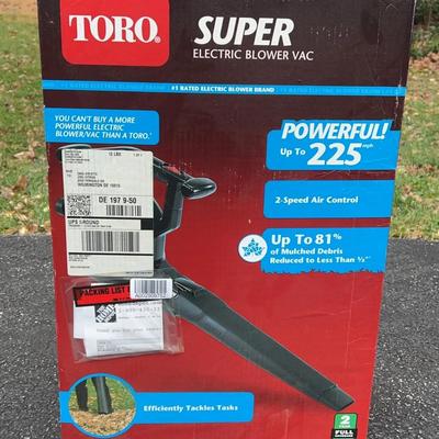 Toro Super Electric Blower Vac
