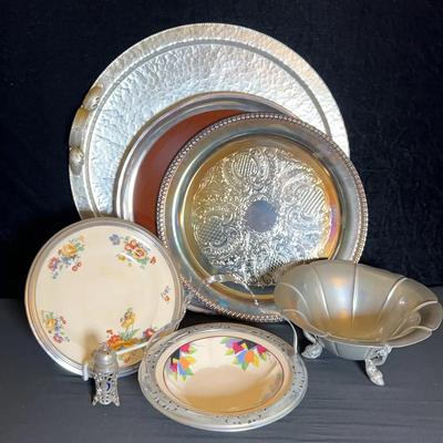 Mixed Metal Serving Items