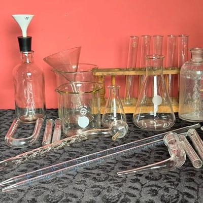 Chemistry Glass And Beakers