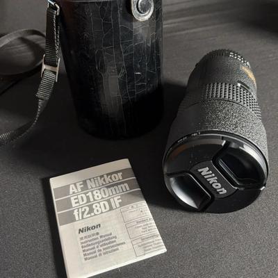 Nikon nikkor ED180mm Lens