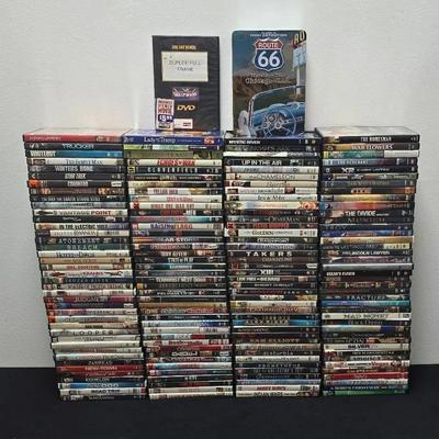 Classic Collection Of DVD'S (161) & ROUTE 66 Marathon Tour Chicago To LA Tin Box Set