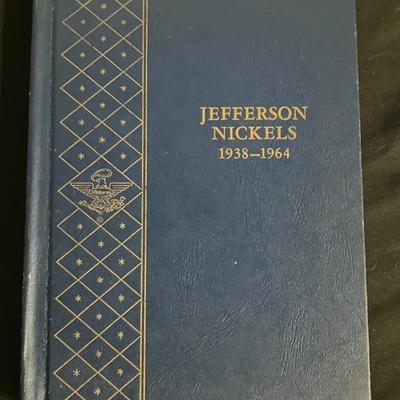 Jefferson Nickels 1938-1964 Whitman Collectors Album With Coins