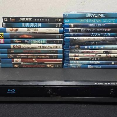 Classic Collection Of BLU-RAY Movies(23) & MAGNAVOX April 2009 Blu-Ray Player