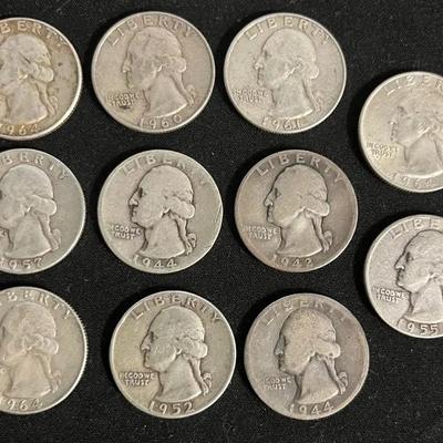 #3 Assortment Of 1964-Earlier Quarters 