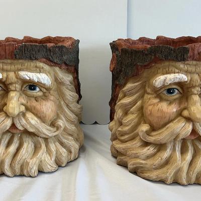 Set Of Santa Flower Pots