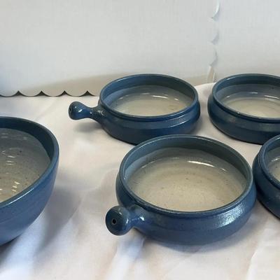 Blue Pottery Bowls