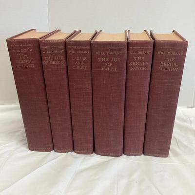 The Story Of Civilization By Will Durant Book Set