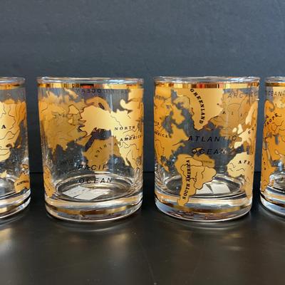 Mid Century High Ball Glasses