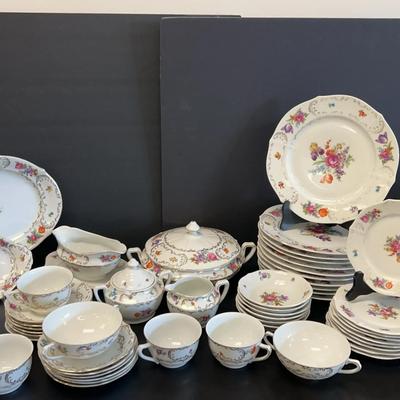 Vintage Czech Slovakia Floral China