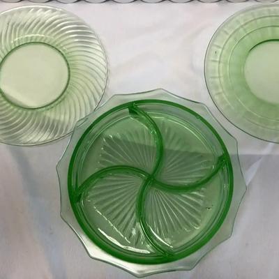 Uranium Glass Dishes