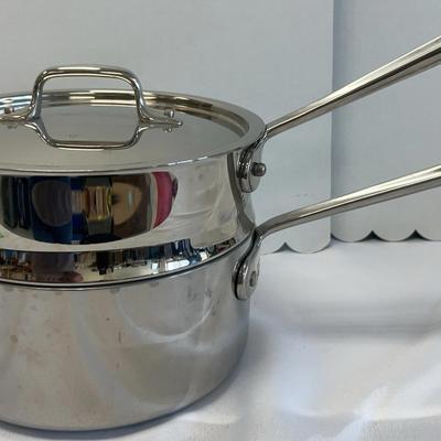 All Clad, Calphalon, Nordic ware