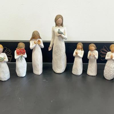 Collection of Willow Tree Angels (9)