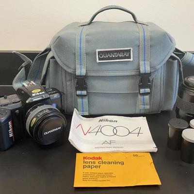 Nikon N4004 AF Film Camera And Carrying Case