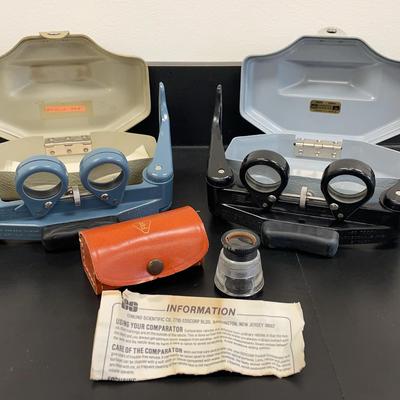 Abrams Stereoscopes And B&L Comparator