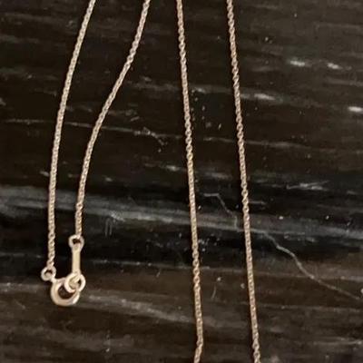 Tiffany & Co 925 Silver Elsa Peretti Open Heart Necklace