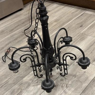 Black Metal Chandelier 