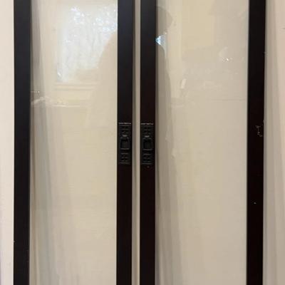 Pair Of Tall Glass Doors with Hardware