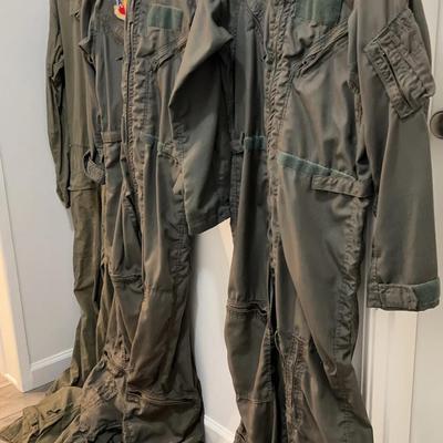 Vintage USAF Flying Coveralls With Patches And Pins