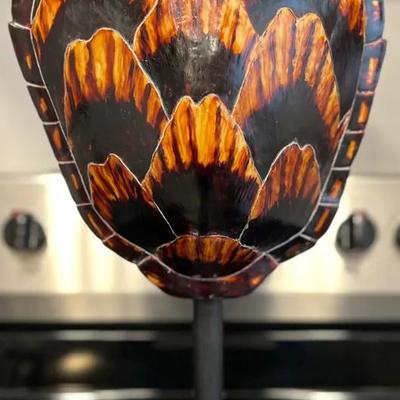 Large Faux Turtle Shell On Base