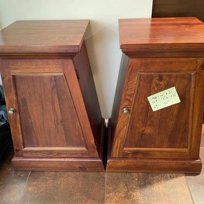Pair Of Tapered Cabinets