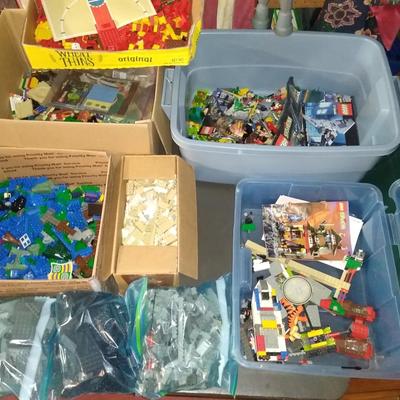Large lot of legos