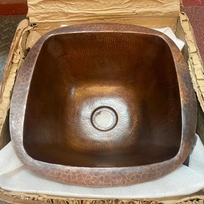 Hammered Copper Sink