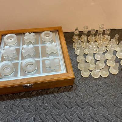 Tic Tac Toe And Chess Set