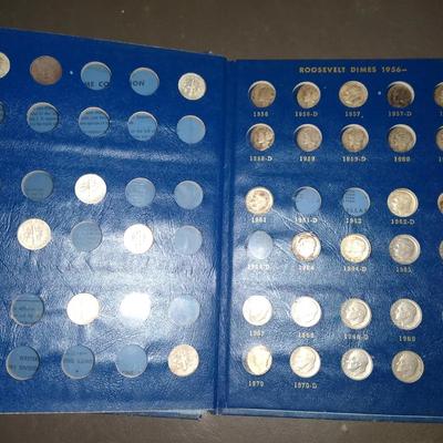 Vintage Roosevelt Dimes Album