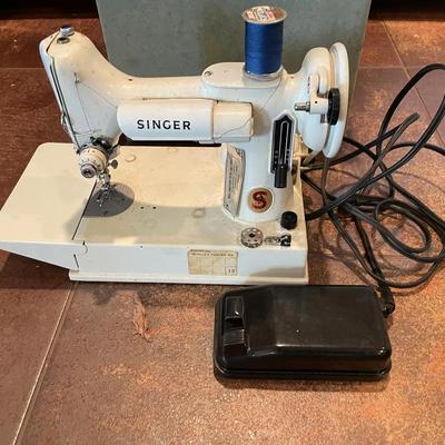 Vintage Small Traveling Portable Singer Sewing Machine