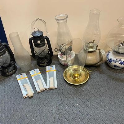 Lot Of Oil Lamps