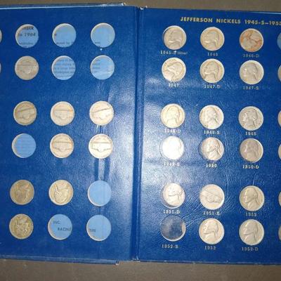 1938-1964 Jefferson Nickel Album