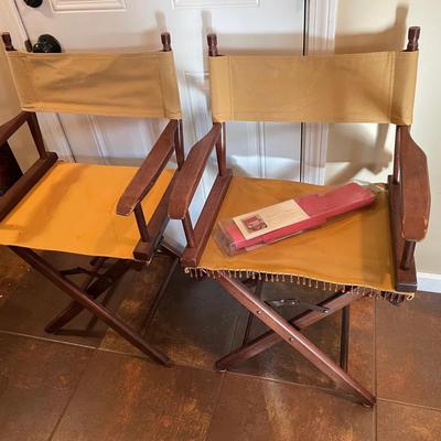 Two Directors Chairs