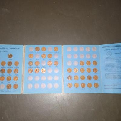 Lincoln Memorial Penny Album starting 1959