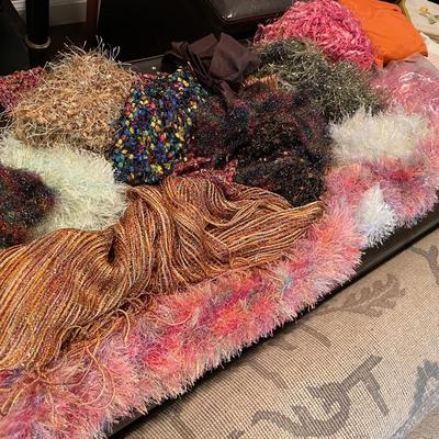 Lot Of Scarves And Gloves